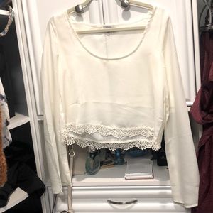 TOBI long sleeve cropped top